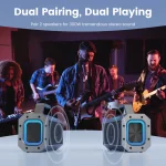 SOUNARC K1 150W Karaoke Party Speaker with Dynamic 2.2 Channel System, 2 Wireless Mics & more - Black - Image 16