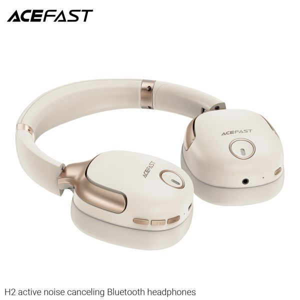 2 Acefast H2 noise canceling Bluetooth headphones - Black - Image 3
