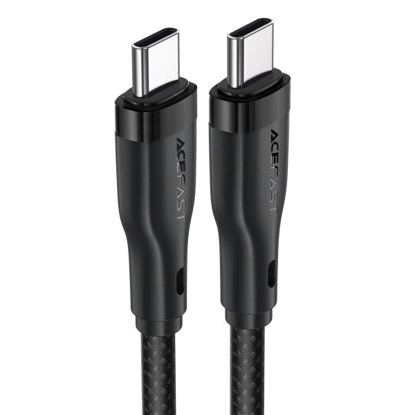 3 Acefast Acewire Pro 60W High Power USB-C to USB-C Braided charging data cable - 1.2 M - 3.94 feet - Black best price in pakistan
