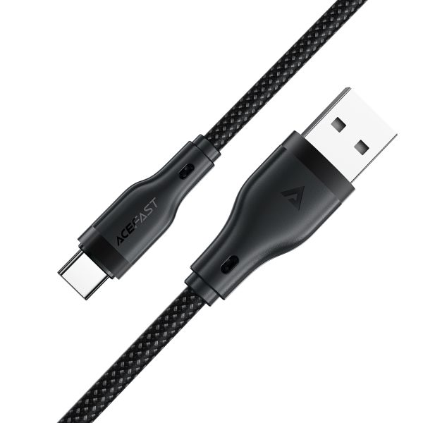 Acefast Acewire Pro High Power USB-A to USB-C charging data cable - 1.2 M - 3.94 Feet - Black - C8-04 - Image 4