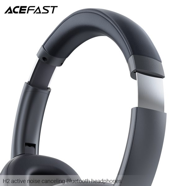3 Acefast H2 noise canceling Bluetooth headphones - Black - Image 4