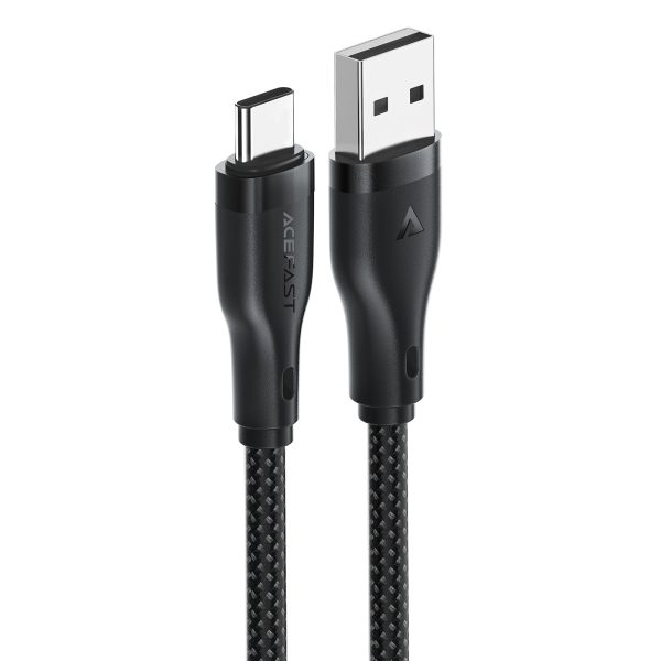 Acefast Acewire Pro High Power USB-A to USB-C charging data cable - 1.2 M - 3.94 Feet - Black - C8-04 best price in Pakistan