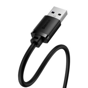 Baseus AirJoy Series USB3.0 Extension Cable 0.5M - Black - Image 3