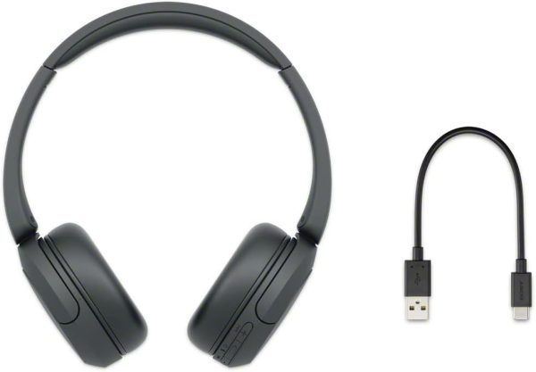 Sony WH-CH520 Wireless Headphones Bluetooth On-Ear Headset with Microphone - Black - Image 6