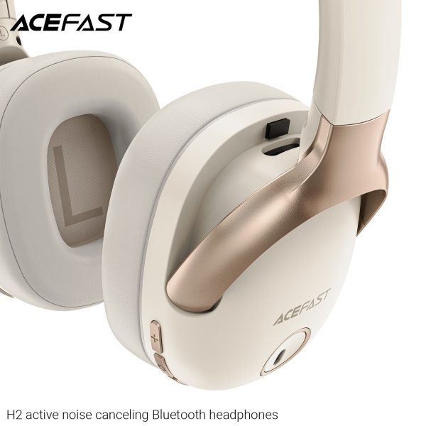 5 Acefast H2 noise canceling Bluetooth headphones - Black - Image 6
