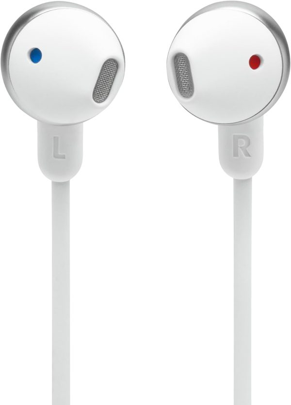 JBL TUNE 215BT Wireless Earbud Headphones With Bluetooth 5.0 Built-In Microphone And 16 Hour Battery Life - White - Image 2