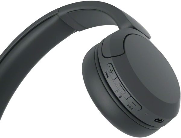 Sony WH-CH520 Wireless Headphones Bluetooth On-Ear Headset with Microphone - Black - Image 2