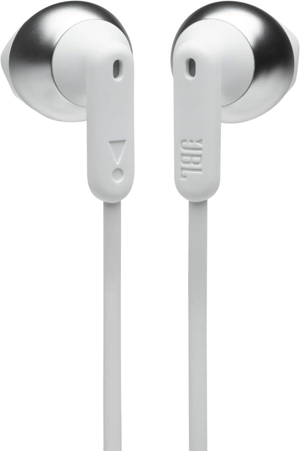 JBL TUNE 215BT Wireless Earbud Headphones With Bluetooth 5.0 Built-In Microphone And 16 Hour Battery Life - White - Image 4