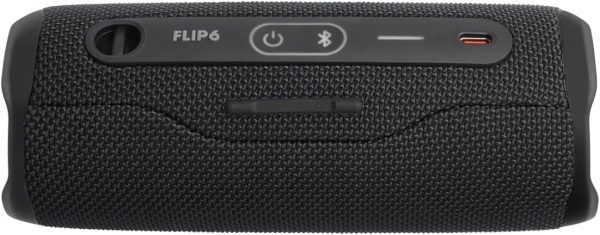 JBL Flip 6 Portable Bluetooth Speaker Powerful Sound And Deep Bass IPX7 Waterproof 12 Hours Of Playtime JBL PartyBoost for Multiple Speaker Pairing For Home Outdoor And Travel - Black - Image 2