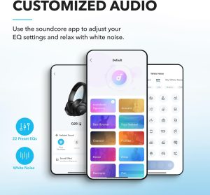 Anker Soundcore Q20i Hybrid Active Noise Cancelling Headphones - Blue - A3004H31 - OP - Image 6