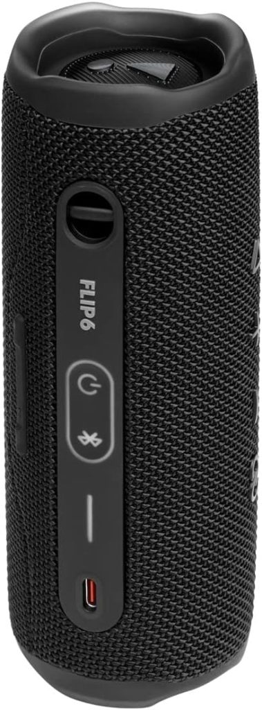 JBL Flip 6 Portable Bluetooth Speaker Powerful Sound And Deep Bass IPX7 Waterproof 12 Hours Of Playtime JBL PartyBoost for Multiple Speaker Pairing For Home Outdoor And Travel - Black - Image 4