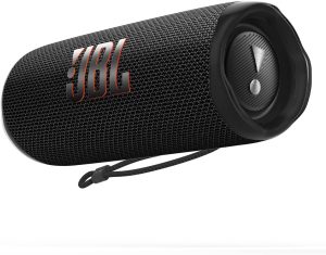 JBL Flip 6 Portable Bluetooth Speaker Powerful Sound And Deep Bass IPX7 Waterproof 12 Hours Of Playtime JBL PartyBoost for Multiple Speaker Pairing For Home Outdoor And Travel - Black