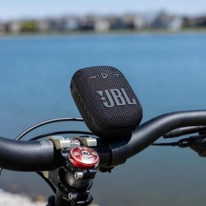 JBL Wind 3 FM Bluetooth Handlebar Speaker - Black - Image 2