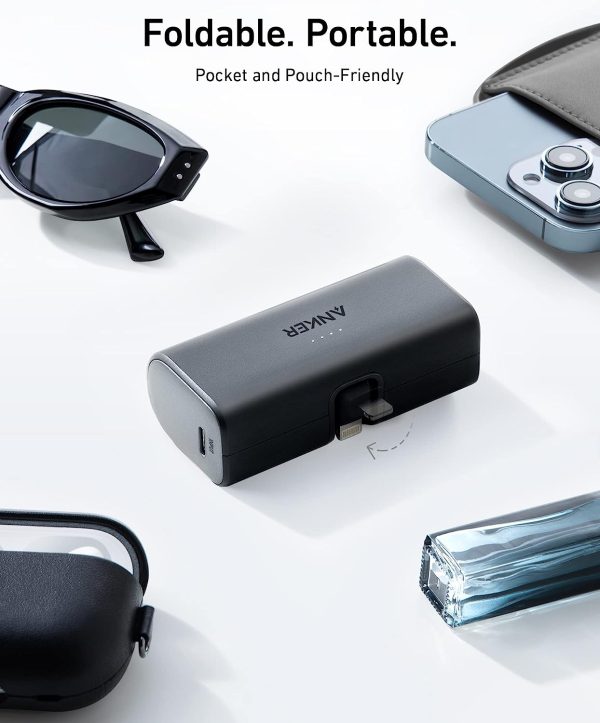 Anker Nano Powerbank 12W Lightning Connector - Black - A1645H11 - OP - Image 5