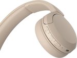 Sony WH-CH520 Wireless Headphones Bluetooth On-Ear Headset with Microphone - Beige - Image 7