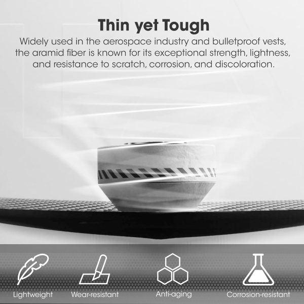 Galaxy S24 Ultra PITAKA MagEZ Case 5 Aramid Fiber Case - Black / Grey Twill - Image 8