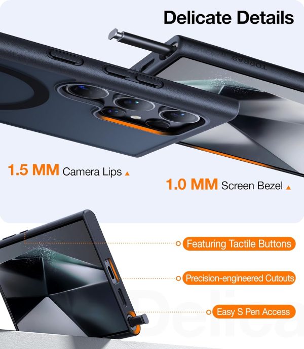 Galaxy S24 Ultra UPRO Pstand Series Case with Stand on Demand for Video Viewing - Black - Image 4