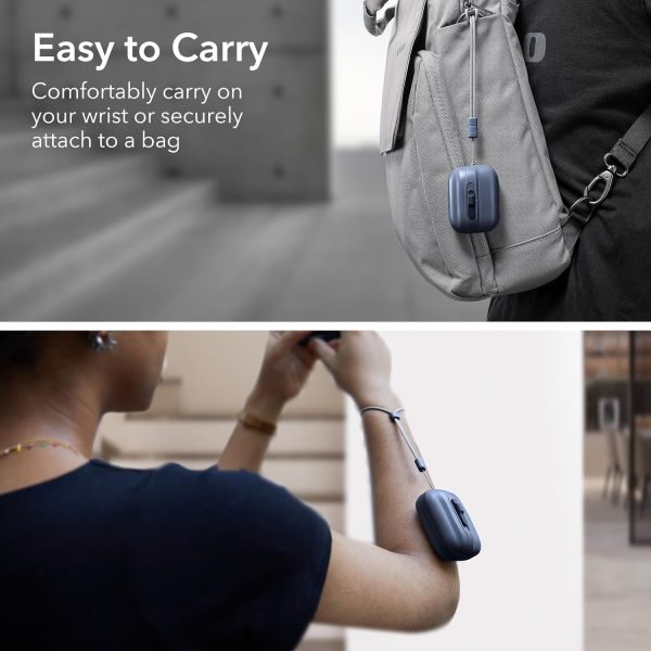 71j21Lt56YL._AC_SL1500_ AirPods Pro 2022 ESR Pulse Magnetic Lock Case HaloLock - Dark Blue - Image 5