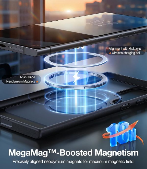 Galaxy S24 Ultra UPRO Pstand Series Case with Stand on Demand for Video Viewing - Black - Image 7