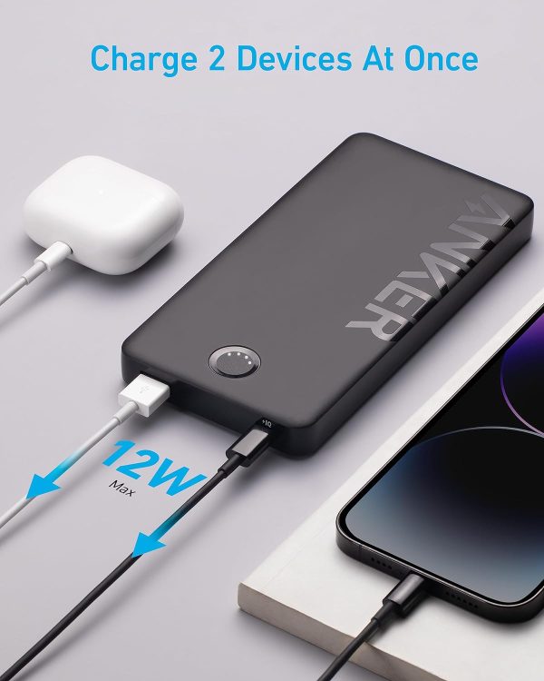 71n9s2TQS9L._AC_SL1500_ Anker 323 USB-C Powerbank PowerCore PIQ 10,000mah - Black - A1334H11 - OP - Image 2