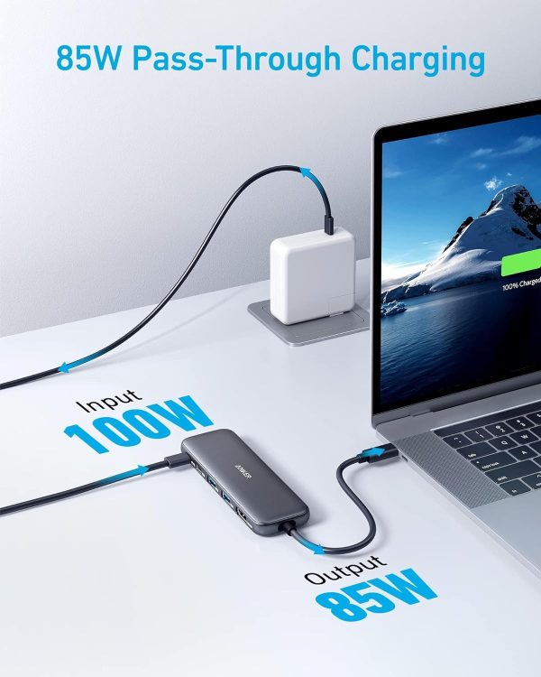 71sjxz5t1yL._AC_SL1500_ Anker 332 USB-C Hub 5-in-1 with 4K HDMI Display 5Gbps and 2 5Gbps USB-A Data Ports and for MacBook Pro MacBook Air Dell XPS Lenovo Thinkpad HP Laptops and More - Black - A8355H11 - OP - Image 5