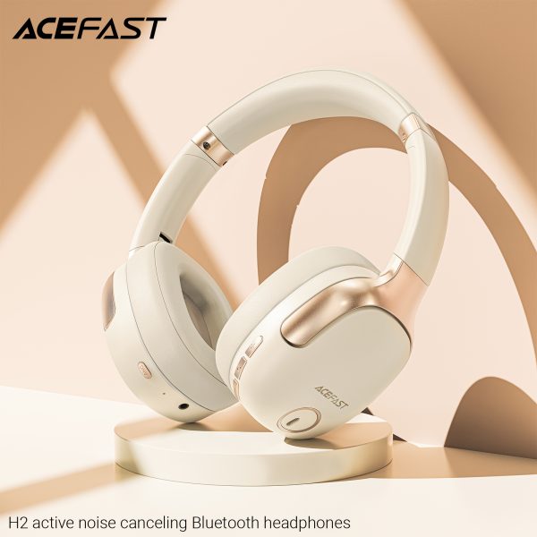 8 Acefast H2 noise canceling Bluetooth headphones - Black - Image 9