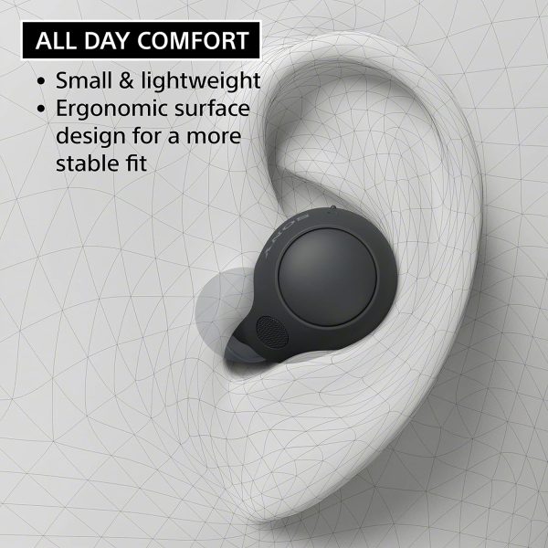 810-4P5R55L._AC_SL1500_ Sony WF-C700N Truly Wireless Noise Canceling in-Ear Bluetooth Earbud Headphones with Mic and IPX4 Water Resistance - White - Image 6