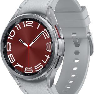 Samsung Galaxy Watch 6 Classic 43mm Smartwatch with Rotating Bezel Fitness Tracker Advanced Sleep Coaching Heart Monitor - Silver