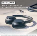 Sony WH-CH720N Noise Canceling Wireless Headphones Bluetooth Over The Ear Headset with Microphone and Alexa Built-in - Black - Image 8