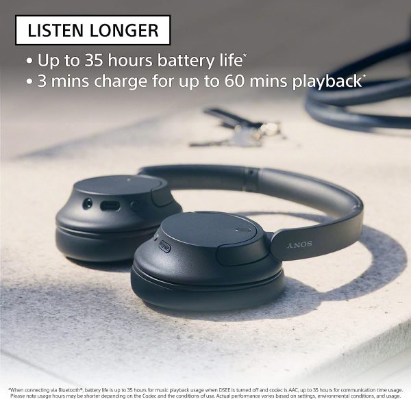 81Y1Mr0iVWL._AC_SL1500_ Sony WH-C720N With Official 1 Year Warranty Noise Canceling Wireless Headphones Bluetooth Over The Ear Headset with Microphone and Alexa Built-in - Black - INOVI - Image 8