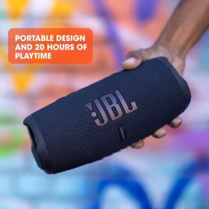 JBL Charge 5 Portable Wireless Bluetooth Speaker with IP67 Waterproof and USB Charge Out - Black - Image 4