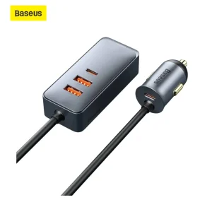 Baseus Expansion Fast Car Charger 120W 2U+2C - Black