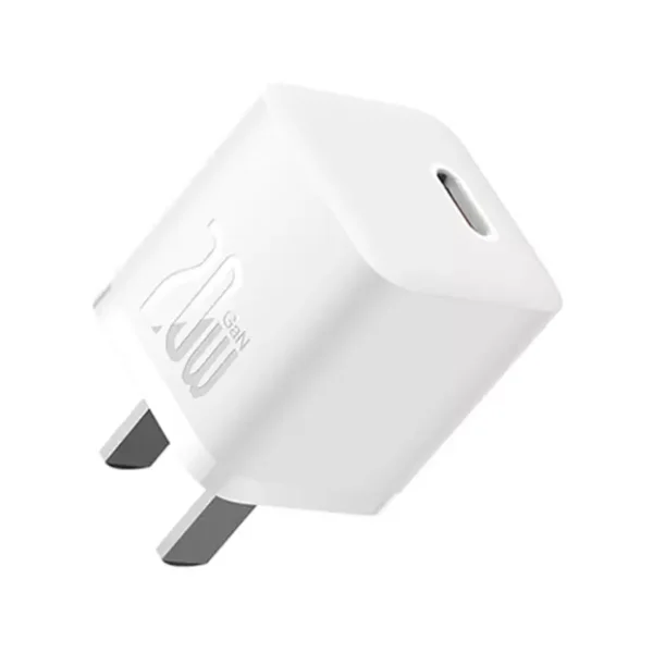 Baseus-GaN5-Fast-Charger-1C-20W-CN-White_1024x1024 Baseus GaN5 Fast Charger 1C 20W CN Mini - White - Image 1