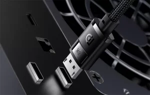 Baseus High Definition Series DP 8K to DP 8K Adapter Cable 1M - Black - Image 2