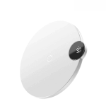 Baseus LED Digital Display 15W Wireless Charger – White