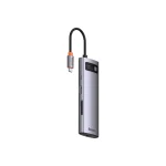 Baseus Joystar 8 in 1 USB-C Hub Adapter - Gray