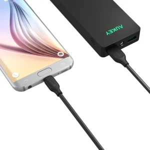 Aukey Gold-Plated Reinforced Qualcomm Quick Charge 2.0/3.0 Micro USB Cable 2M - CB-MD2 - Image 3