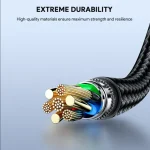 Aukey Circlet 60w 1M Nylon Braided Usb-C to Usb C Cable - CB-NCC1 - Image 3