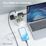 Aukey Circlet 60w 1M Nylon Braided Usb-C to Usb C Cable - CB-NCC1 - Image 9