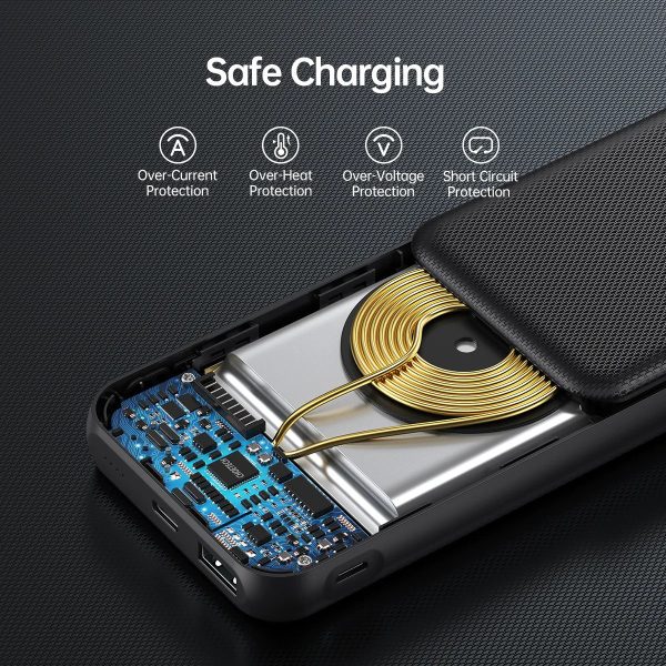 Choetech 10000mAh PD20W Fast Charging Power Bank With Qi 10W Wireless Charger+ 0.5M Type C to C Cable - Black - B650 - GC - Image 3