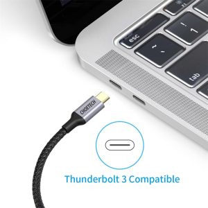 Choetech USB Type C to HDMI V2.0 Cable 4K @ 60Hz Aluminum Braided 1.8M - Silver Grey - XCH-1804BK - GC - Image 4