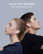 Aukey Move Air True Wireless Earbuds with 13mm Driver 20-hour Battery Life Bluetooth 5.3 chipset - EP-M2 - White - Image 6