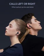 Aukey Move Air True Wireless Earbuds with 13mm Driver 20-hour Battery Life Bluetooth 5.3 chipset - EP-M2 - Black - Image 5