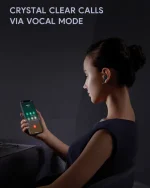 Aukey Move Air True Wireless Earbuds with 13mm Driver 20-hour Battery Life Bluetooth 5.3 chipset - EP-M2 - Black - Image 4