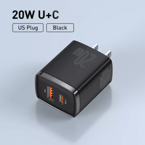 Baseus Compact Quick Charger U+C 20W - Black