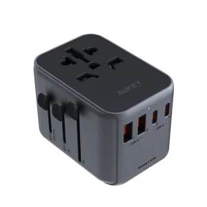 Aukey Travel Mate 35w Universal Travel Adapter with Four Ports including Two Usb-A Ports and two Usb-C Ports - PA-TA07