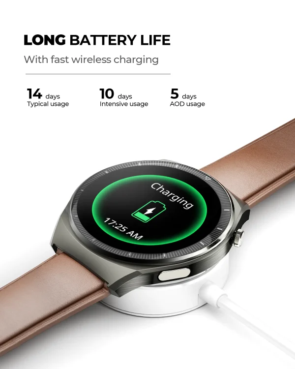 SW-2U_3_1024x1024@2x Aukey Smart Watch 2 Ultra with Super Sharp 1.43- inch AMOLED display with AOD supports Wireless Charging IPX6 Water & Dust Resistance - SW-2U - Image 8