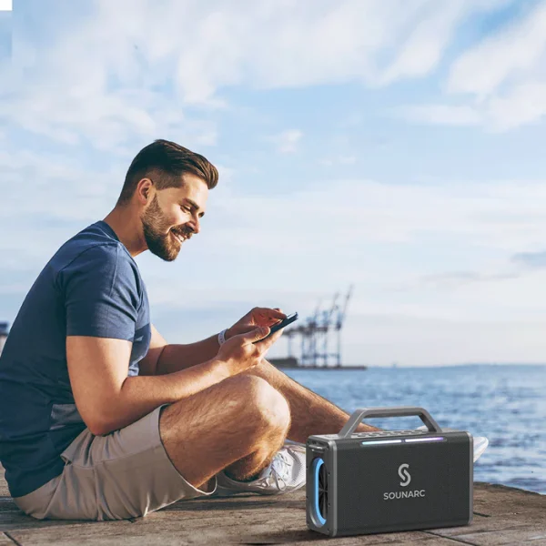 Scene-1 Sounarc K2 200W Karaoke Party Speaker with Dynamic 2.2 Channel System, 2 Wireless Mics included - Black - Image 5