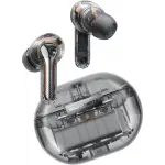 SoundPEATS Capsule3 Pro Hi-Res Headphones with LDAC Hybrid Active Noise Cancellation Earphones with 6 Mics for Calls Wireless Earbuds - Transparent Black - BB
