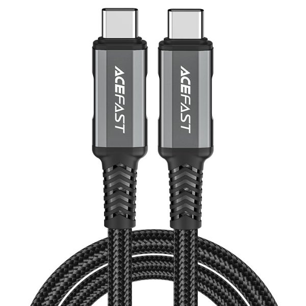 acefast-c1-09-usbc-to-usbc-audio-video-transmission-data-cable Acefast C1-09 USB-C to type c cable Aluminum Alloy Audio/Video Transmission Full-Featured Data Cable 1M - Black supports upto 240W of Charging. Ideal for High Capacity Laptops, MacBooks, iPads & iPhones. Best Price in Pakistan.